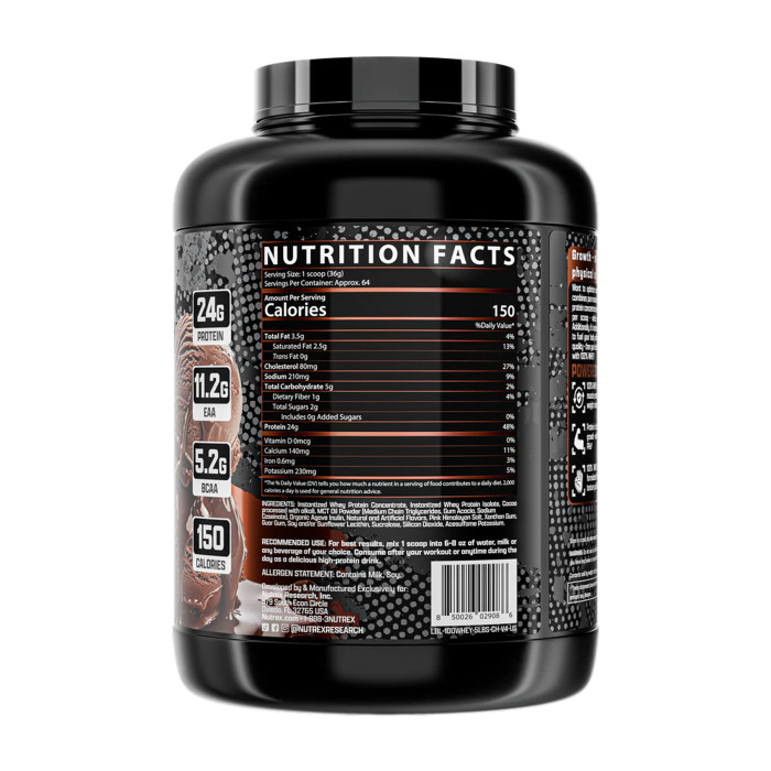 100% Whey Protein - 2265g Chocolate — офіційна ціна та характеристики
