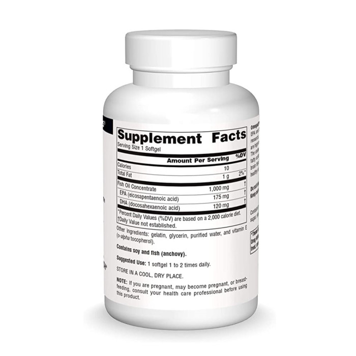 OmegaEPA™ Fish Oil 1000mg - 100 softgels — офіційна ціна та характеристики