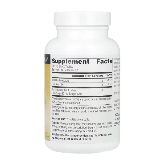 Pomegranate Extract 500mg - 120 tabs — офіційна ціна та характеристики