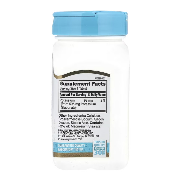 Potassium Gluconate 595 mg - 110 tabs — офіційна ціна та характеристики