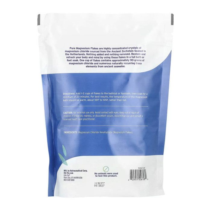 Pure Magnesium Flakes - 1.65lb (26.4oz) — офіційна ціна та характеристики