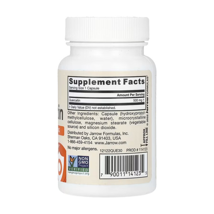 Quercetin 500mg - 30 vcaps — офіційна ціна та характеристики