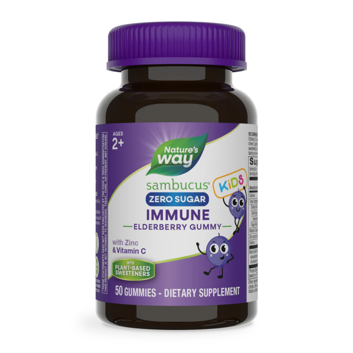 Sambucus Zero Sugar Kids - 50 gummies (До 10.26)