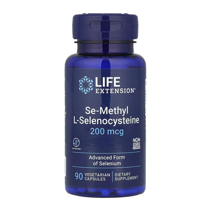 Se-Methyl L-Selenocysteine 200 mcg - 90 vcaps — офіційна ціна та характеристики