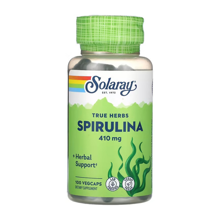 Spirulina Algae 410mg - 100 vcaps — офіційна ціна та характеристики