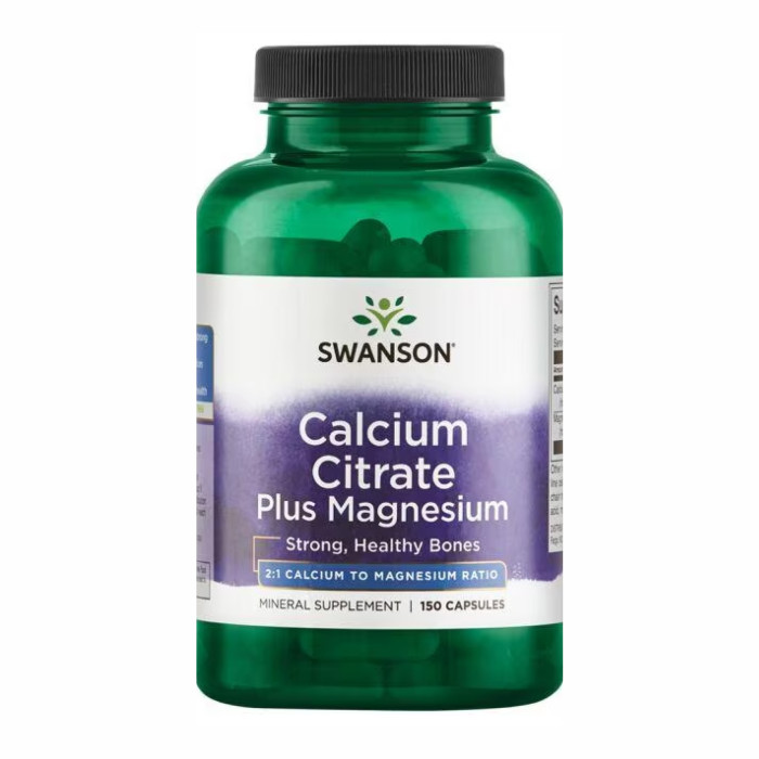 Calcium Citrate Plus Magnesium - 150caps — офіційна ціна та характеристики