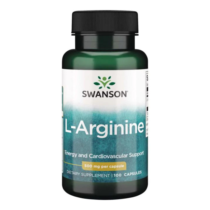 L-Arginine 500 mg - 100 Capsules — офіційна ціна та характеристики
