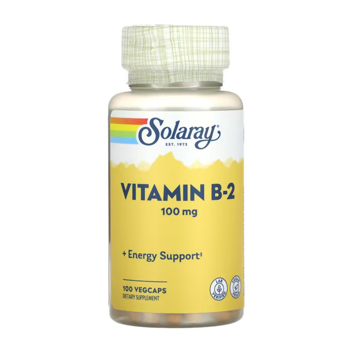 Vitamin B-2 100mg - 100 vcaps — офіційна ціна та характеристики