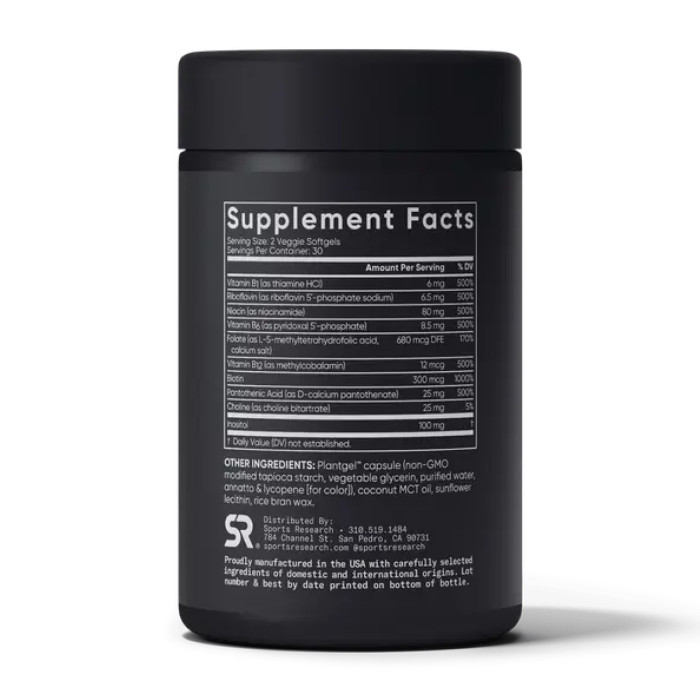 Vitamin B-Complex - 60 softgels — офіційна ціна та характеристики