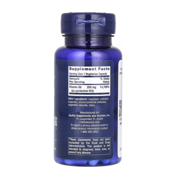 Vitamin B6 250 mg - 100 vcaps — офіційна ціна та характеристики