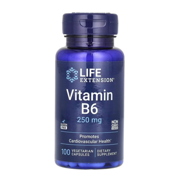 Vitamin B6 250 mg - 100 vcaps — офіційна ціна та характеристики