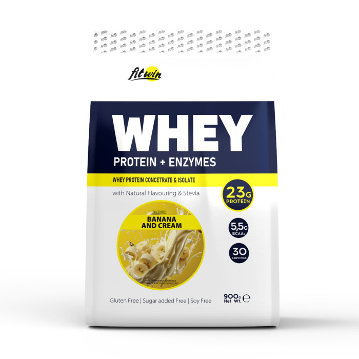 Whey - 900g Banana and Cream — офіційна ціна та характеристики