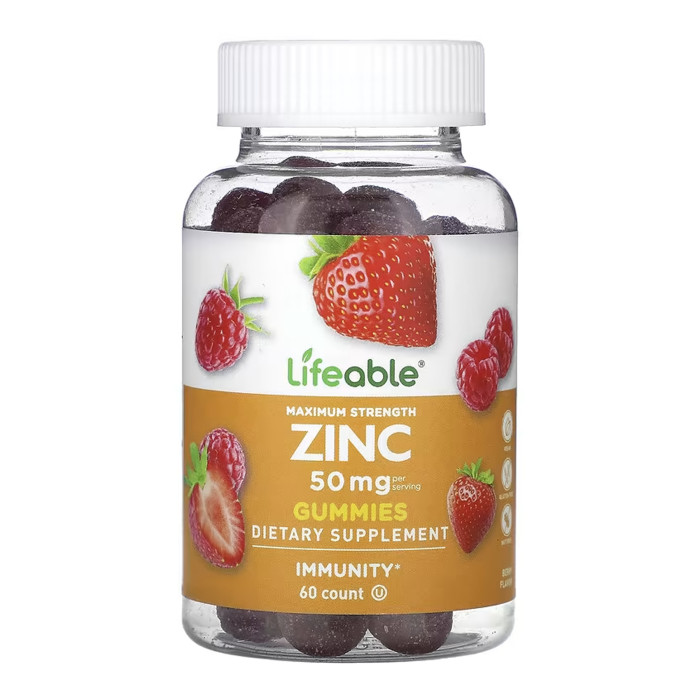 Zinc 50mg Adult - 60 gummies (До 01.27) — офіційна ціна та характеристики