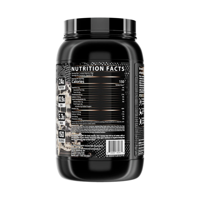 100% Whey - 910g Cookies & Cream — офіційна ціна та характеристики