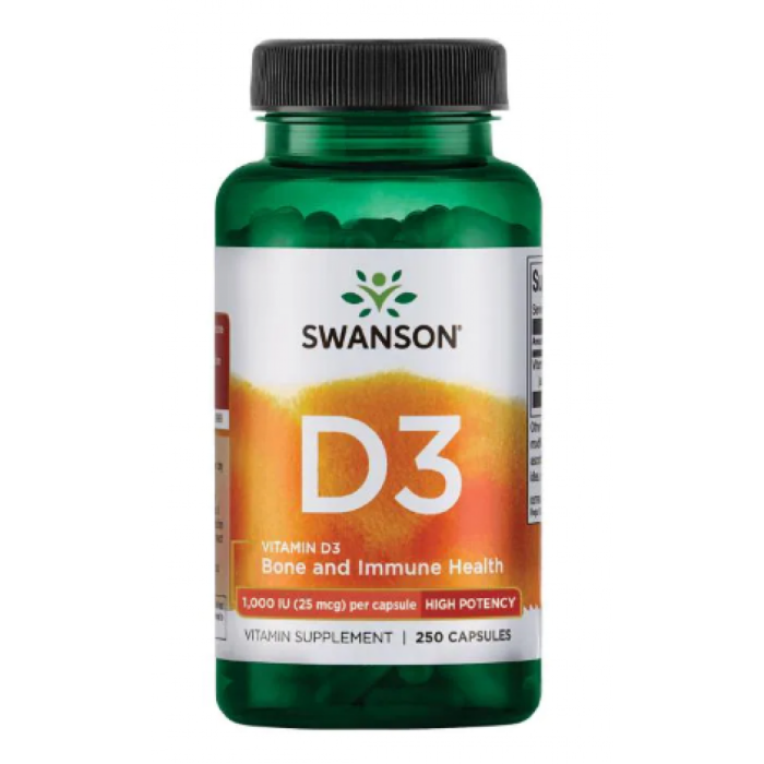 D-3 High Potency Vitamin 1000iu - 250caps