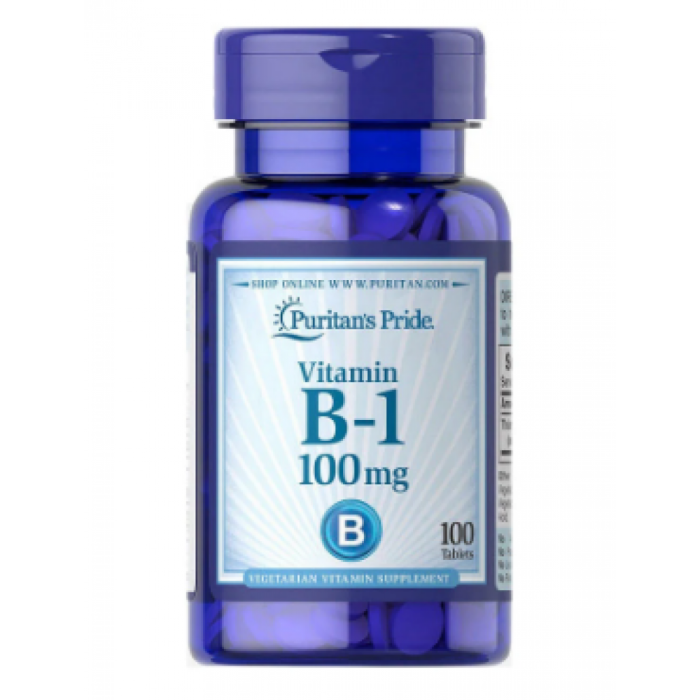 Vitamin B-1 100mg - 100 tablets — офіційна ціна та характеристики