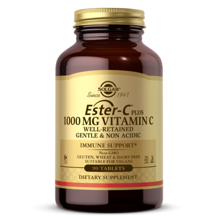 Ester-C Plus Veg 1000mg - 90 tabs — офіційна ціна та характеристики