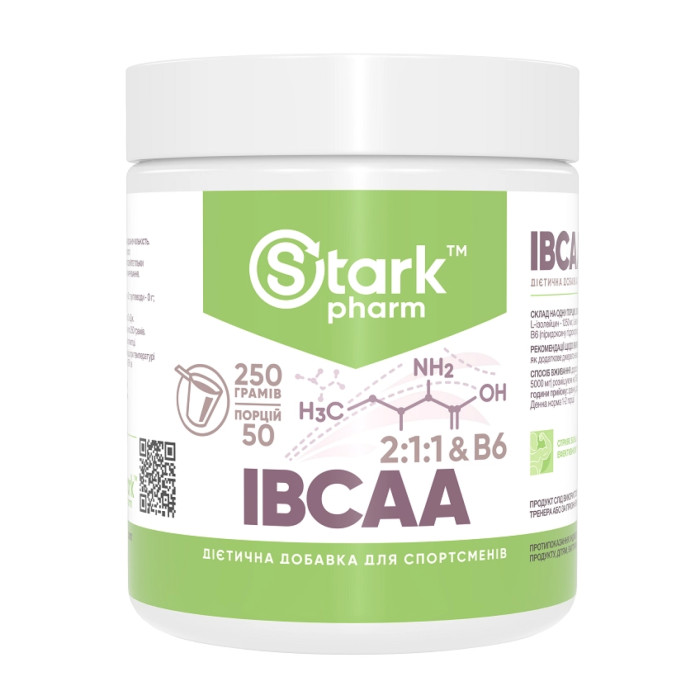 Stark IBCAA 2-1-1/Vit B6 - 250g Unflavoured — офіційна ціна та характеристики