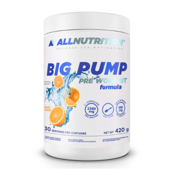 Big Pump Pre Workaut Formula - 420g Orange — офіційна ціна та характеристики