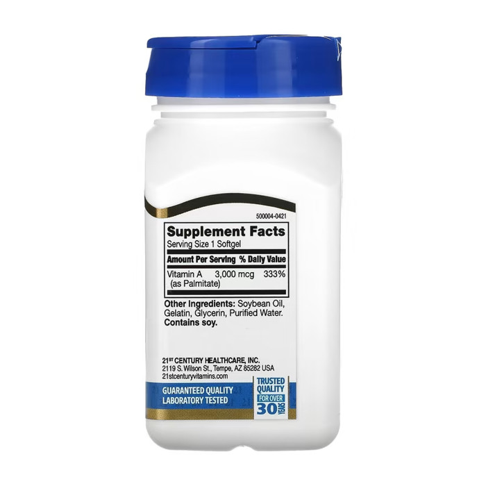 A 3000 mcg (10,000 IU) - 110 softgels — офіційна ціна та характеристики