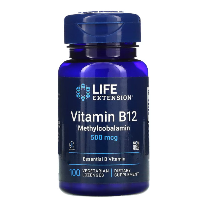 B12 500 mcg - 100 lozenges — офіційна ціна та характеристики