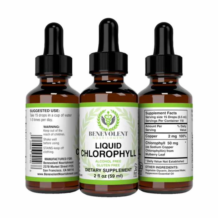 Liquid Chlorophyll - 2fl oz 59ml