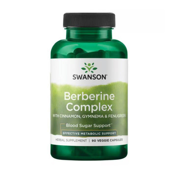 Berberine Complex with Cinnamon Gymnema & Fenugreek - 90 vcaps — офіційна ціна та характеристики