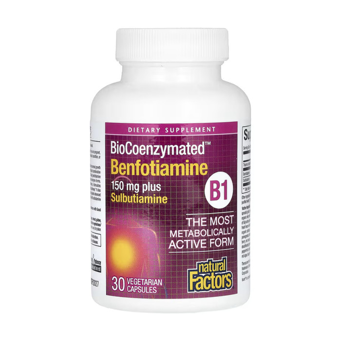 BioCoenzymated Benfotiamine - 30 caps — офіційна ціна та характеристики