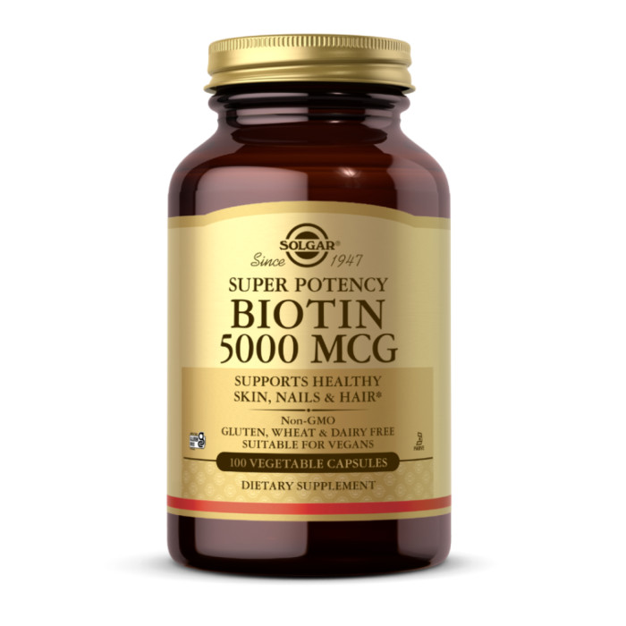 Biotin 5000mcg - 100 vcaps — офіційна ціна та характеристики