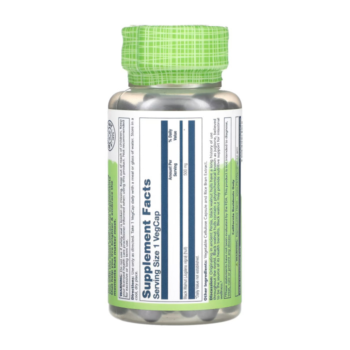 Black Walnut 500mg - 100 caps — офіційна ціна та характеристики