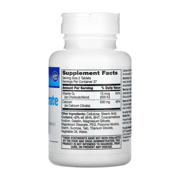 Calcium Citrate + D3 - 75 tabs — офіційна ціна та характеристики