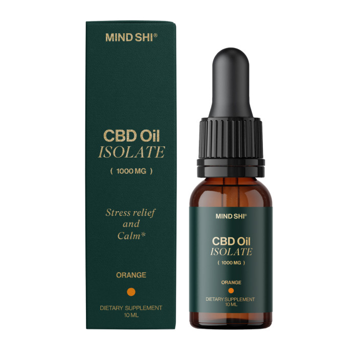 CBD Oil Isolate 1000 mg Orange - 10 ml — офіційна ціна та характеристики