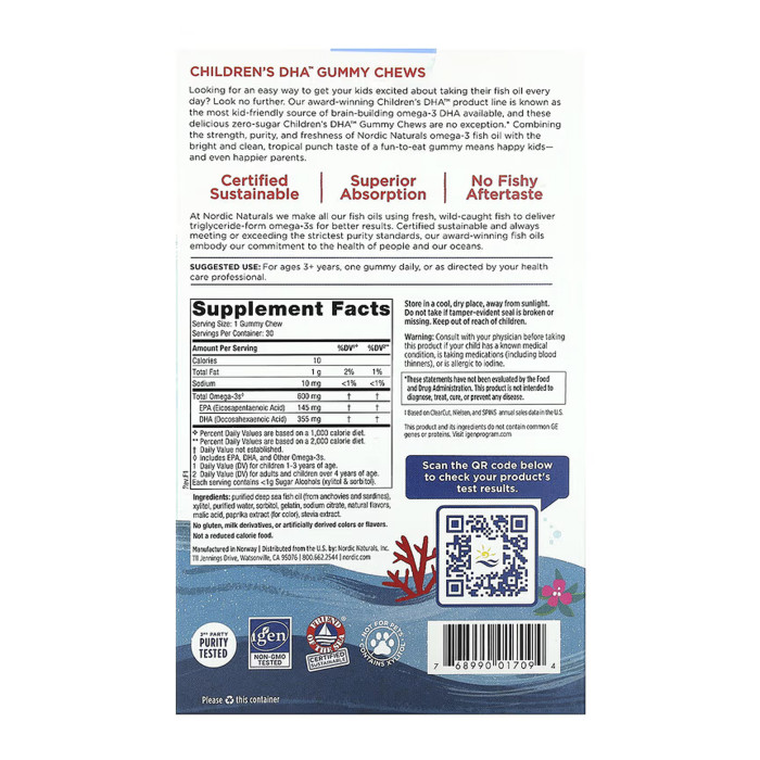 Children's DHA - 30 Gummies