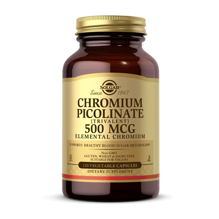 Chromium Picolinate 500mcg - 120 vcaps — офіційна ціна та характеристики
