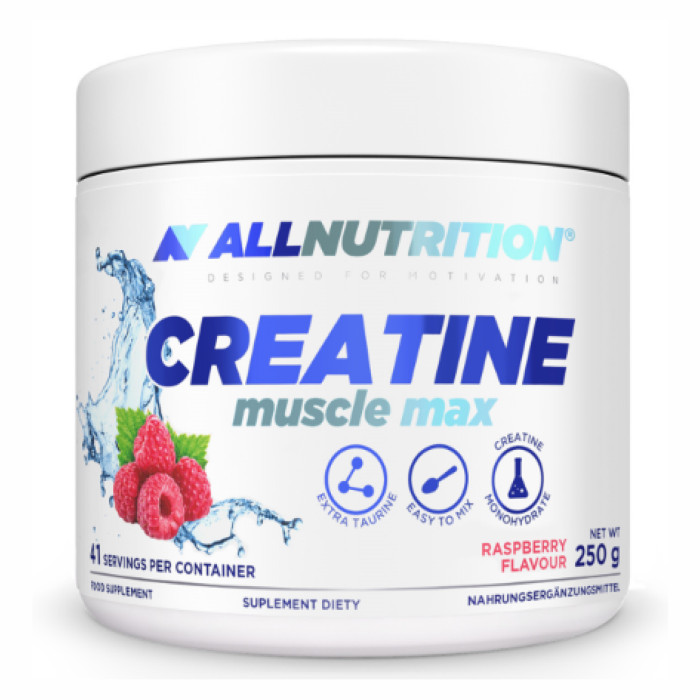 Creatine Muscle Max - 250g Raspberry — офіційна ціна та характеристики