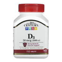 D3 50 mcg (2000 IU) - 110 tabs