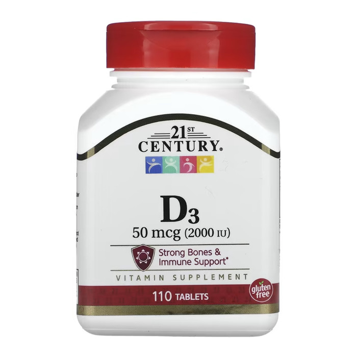 D3 50 mcg (2000 IU) - 110 tabs — офіційна ціна та характеристики