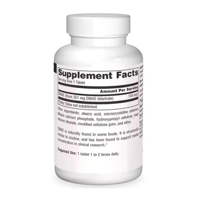 DMAE 351mg - 50 tabs — офіційна ціна та характеристики