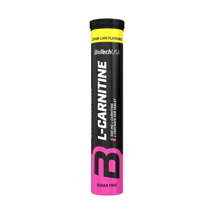 Effervescent L-Carnitine 500mg - 20 tabs Lemon-lime