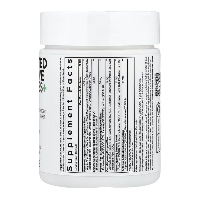 Fermented Digestive Enzymes - 90 vcaps — офіційна ціна та характеристики