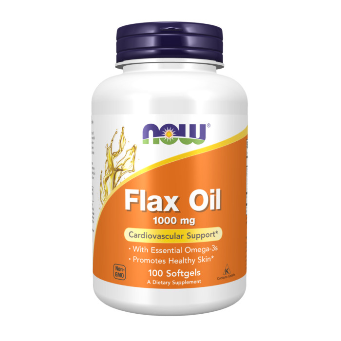 Flax Oil 1000mg - 100 softgels — офіційна ціна та характеристики