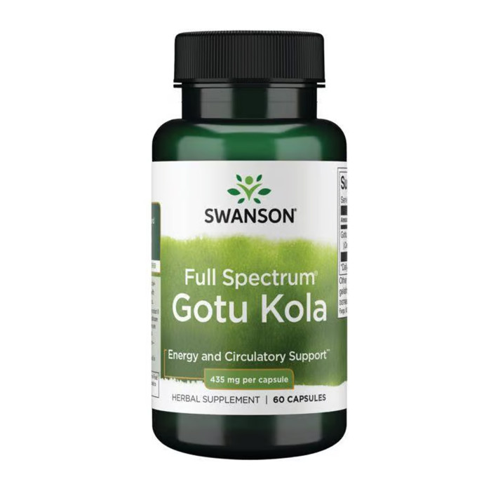 Full Spectrum Gotu Kola 435mg - 60 caps — офіційна ціна та характеристики