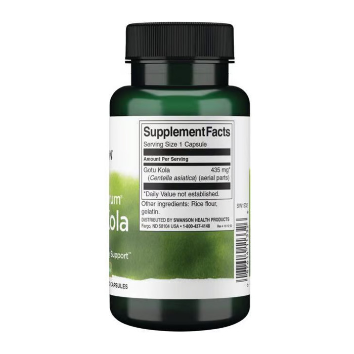 Full Spectrum Gotu Kola 435mg - 60 caps — офіційна ціна та характеристики
