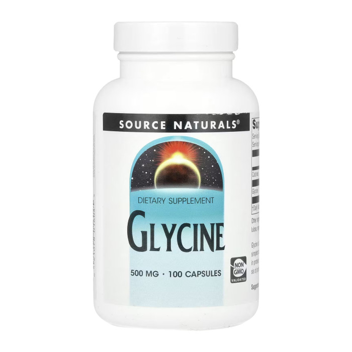 Glycine 500 mg - 100 caps — офіційна ціна та характеристики