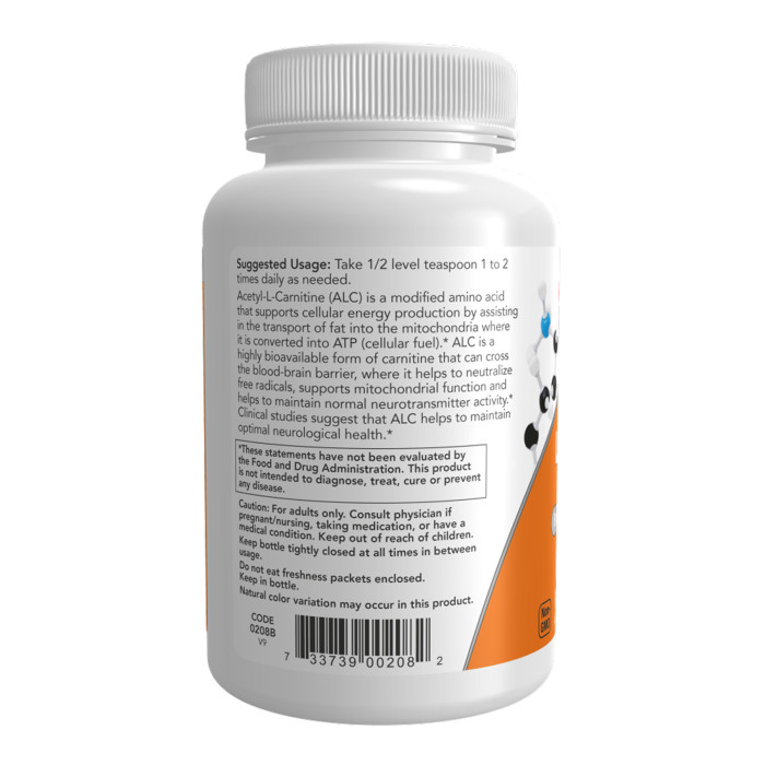 Acetyl L-Carnitine Pure Powder - 85g — офіційна ціна та характеристики