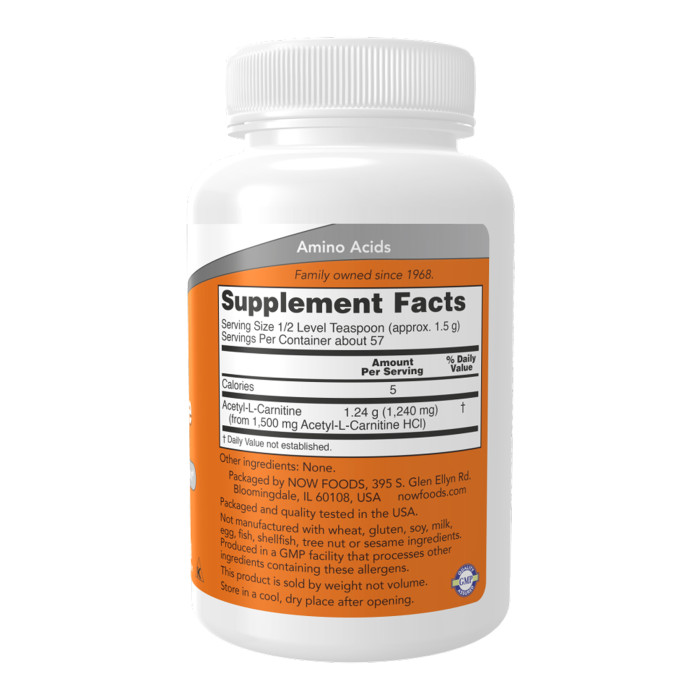 Acetyl L-Carnitine Pure Powder - 85g — офіційна ціна та характеристики