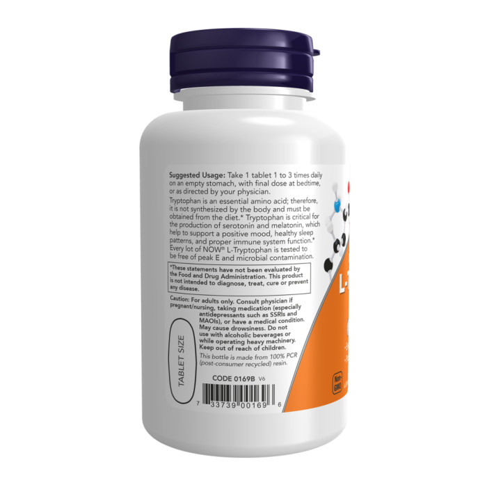 L-Tryptophan Double Strength 1000mg - 60 tabs — офіційна ціна та характеристики