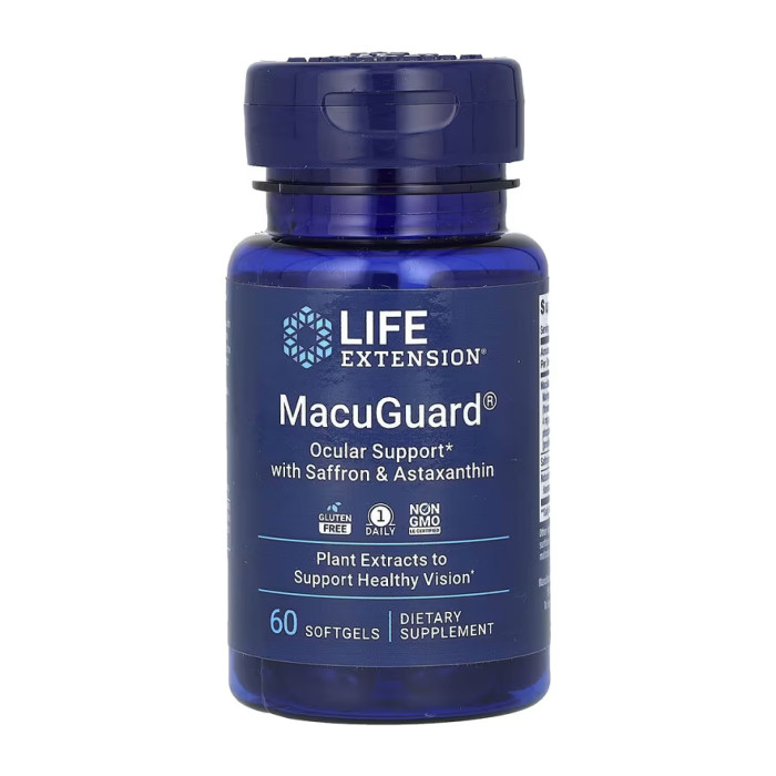 MacuGuard® Ocular Support with Saffron & Astaxanthin - 60 softgels — офіційна ціна та характеристики