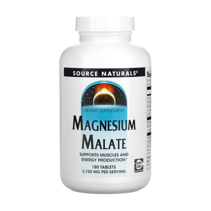 Magnesium Malate 1250mg - 90 tabs — офіційна ціна та характеристики