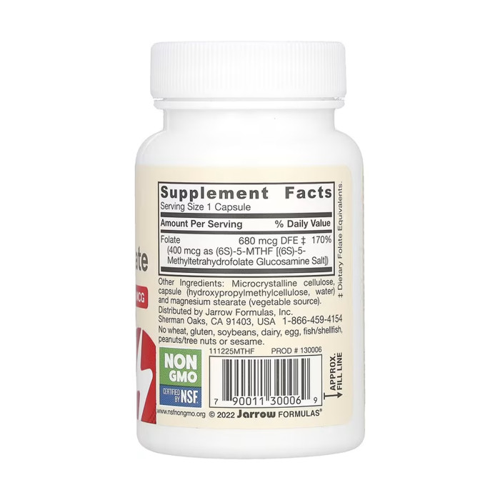 Methyl Folate - 60 vcaps — офіційна ціна та характеристики